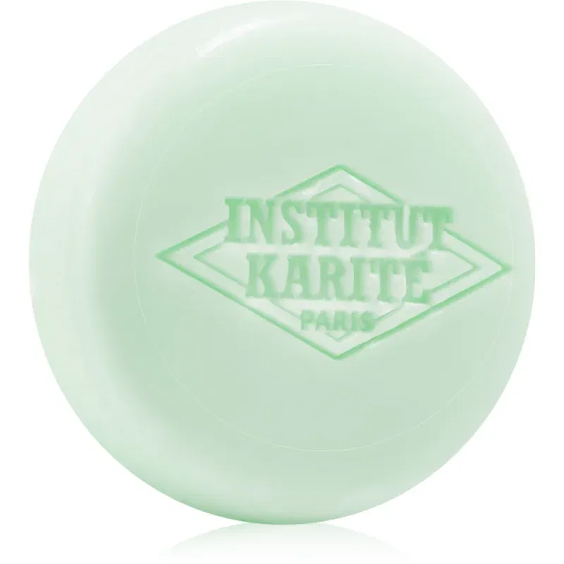 Institut Karité Paris Lily Of The Valley Shea Macaron Soap săpun solid + carcasă 27 g