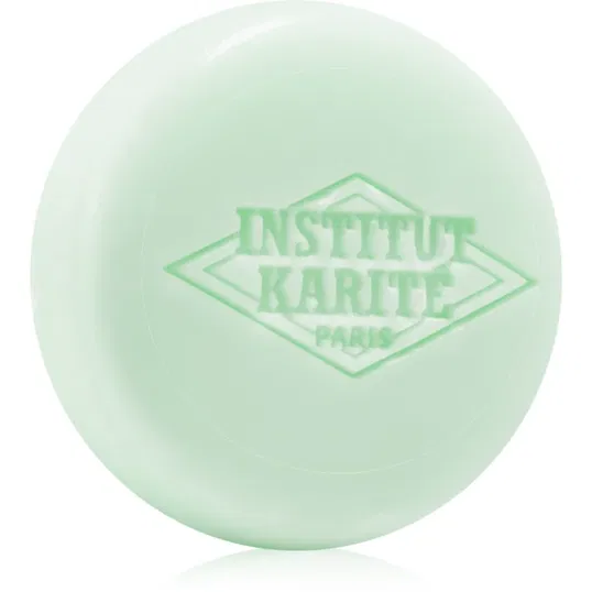 Institut Karité Paris Lily Of The Valley Shea Macaron Soap săpun solid + carcasă 27 g