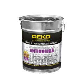Email alchidic antirugina Deko Professional 3 in 1, gri texturat, interior / exterior, 10 kg