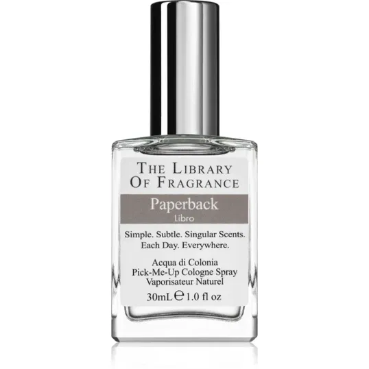 The Library of Fragrance Paperback eau de cologne unisex 30 ml