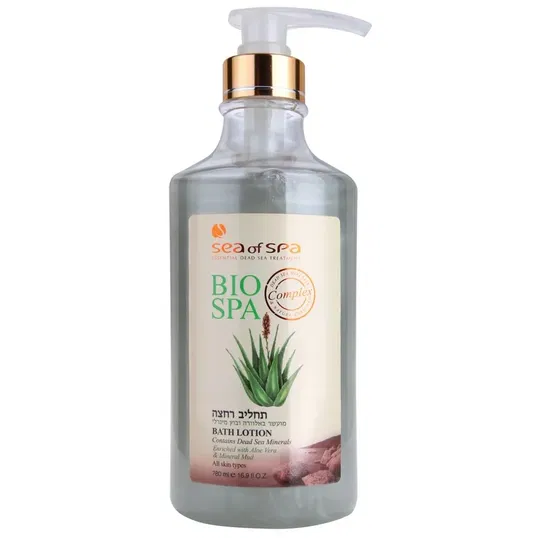 Sea of Spa Bio Spa Aloe Vera & Mineral Mud cremă de duș și baie cu minerale din Marea Moartă aloe vera 780 ml