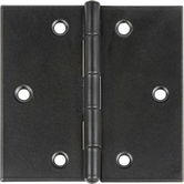 Balama pafta Vormann, otel, negru, 80 x 80 mm