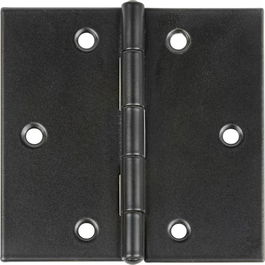 Balama pafta Vormann, otel, negru, 80 x 80 mm