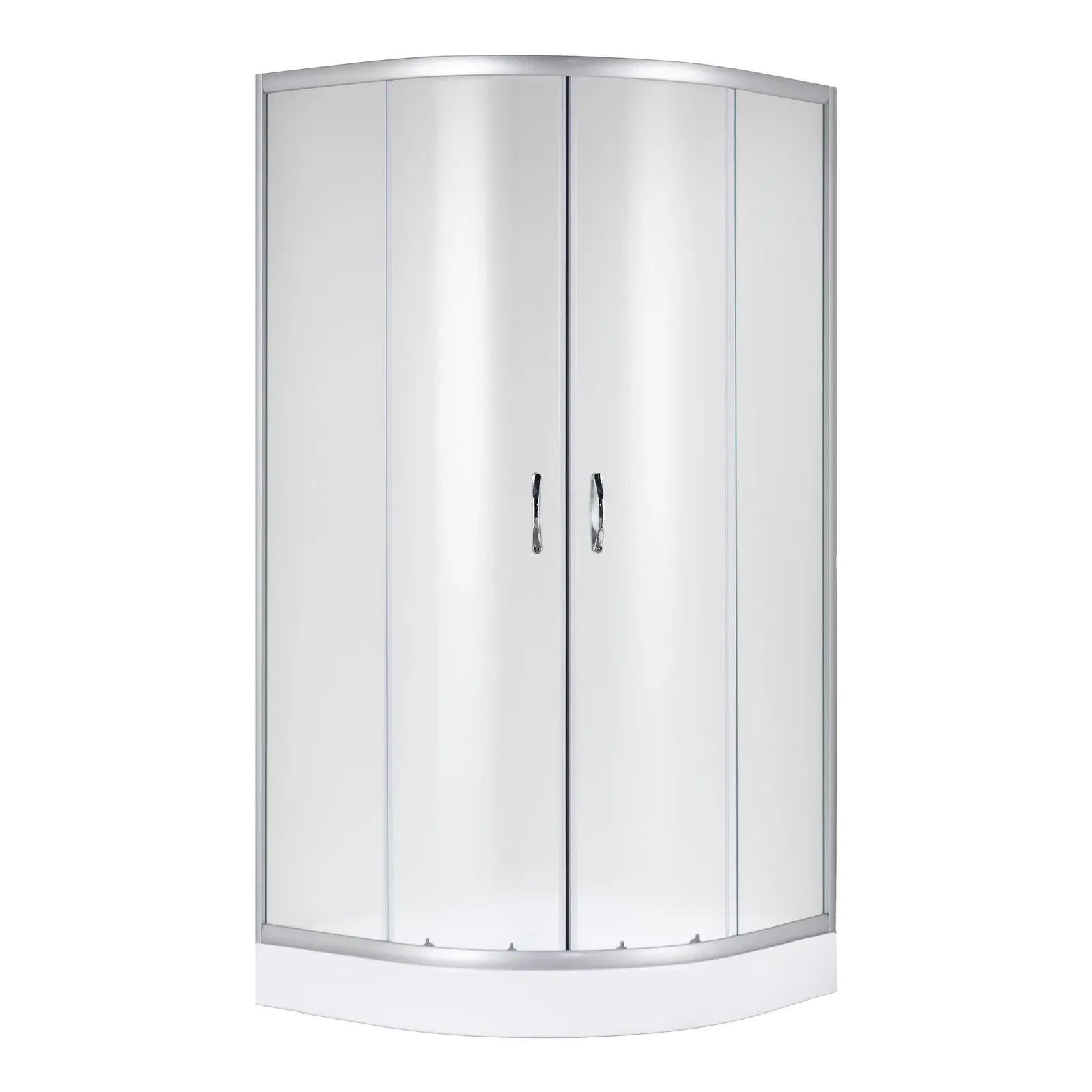 Cabina de dus Premier Kalema, semirotund, sticla mata 4 mm, 90 x 90 x 193 mm