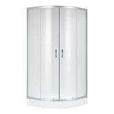 Cabina de dus Premier Kalema, semirotund, sticla mata 4 mm, 90 x 90 x 193 mm