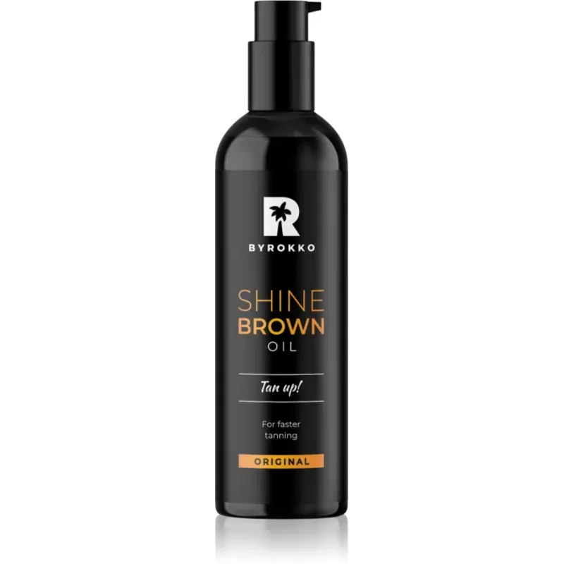 BYROKKO Shine Brown Tan Up! agent pentru accelerarea și prelungirea bronzării 150 ml