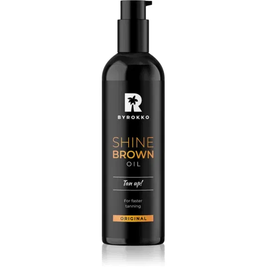 BYROKKO Shine Brown Tan Up! agent pentru accelerarea și prelungirea bronzării 150 ml
