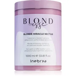 Inebrya BLONDesse Blonde Miracle Nectar tratament nutritiv in profunzime pentru par blond 1000 ml