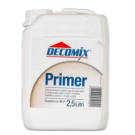 Amorsa acrilica diluabila cu apa, Decomix Primer, interior/exterior, 2.5 L