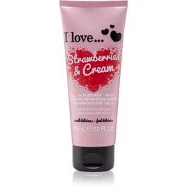 I Love Strawberries & Cream crema de maini 75 ml