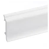 Plinta pardoseala Elegance, polimer dur, alb, 2440 x 19 x 83 mm
