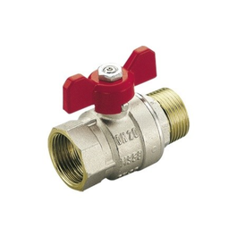 Robinet apa cu bila Tiemme, filet interior-exterior, alama, racord 1/2