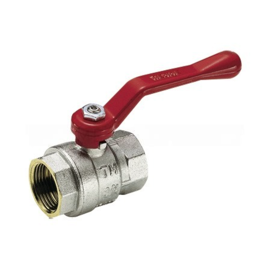 Robinet de trecere cu bila Tiemme Scirocco, filet interior-interior, alama, racord 1