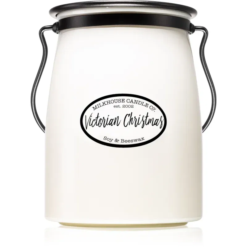 Milkhouse Candle Co. Creamery Victorian Christmas lumânare parfumată Butter Jar 624 g