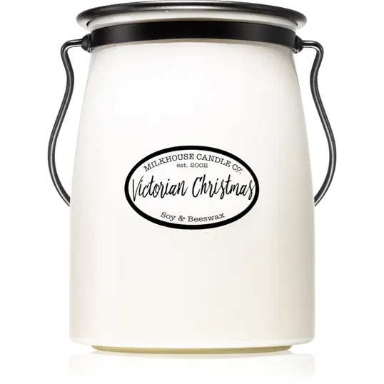 Milkhouse Candle Co. Creamery Victorian Christmas lumânare parfumată Butter Jar 624 g