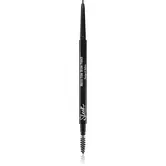 Sleek Micro-Fine Brow Pencil creion pentru sprâncene rezistent la apă cu pensula culoare Dark Brown 6,3 g