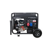 Generator de curent electric trifazic Hyundai HY10000LEK-T, 9.4kW, 1 X 220V, 1 X 380V, 25 l