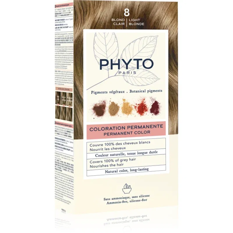 Phyto Color culoare par fără amoniac culoare 8 Light Blonde 1 buc