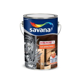 Lac pentru lemn Savana Ultra Rezist, stejar, interior/exterior, 5 l
