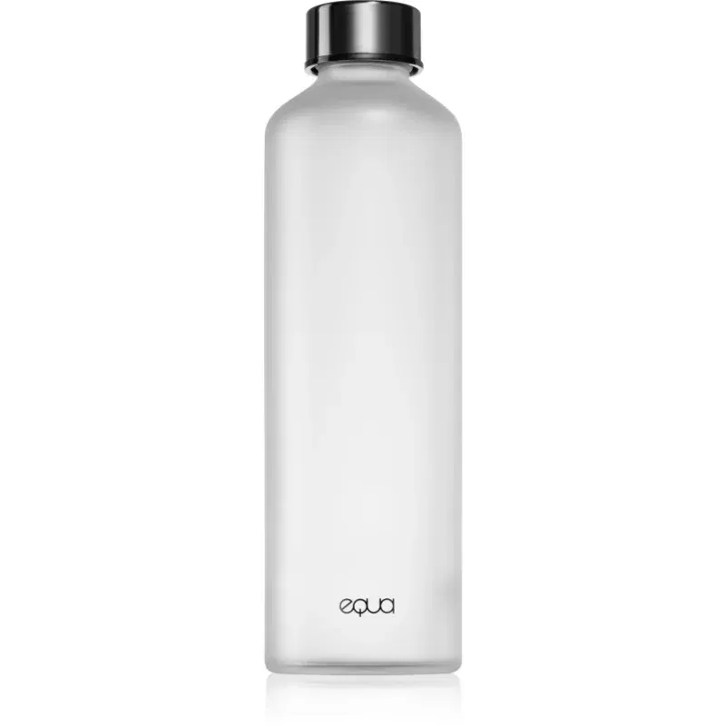 Equa Mismatch sticlă pentru apă culoare Velvet Black 750 ml