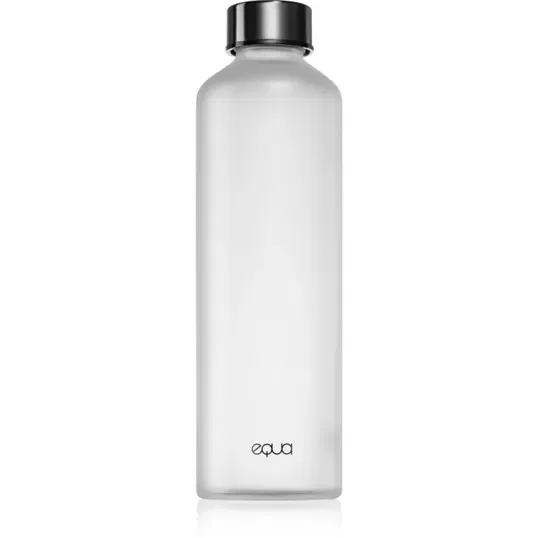 Equa Mismatch sticlă pentru apă culoare Velvet Black 750 ml