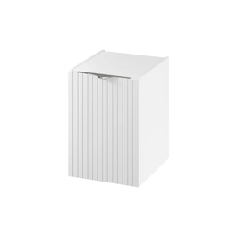 Dulap baie Tirso Cersanit, suspendat, 1 usa, MDF canelat, alb, 40 x 45 x 55 cm