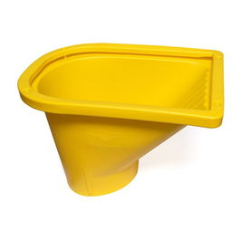 Cuva de incarcare tub de evacuare moloz Energo, polipropilena, galben