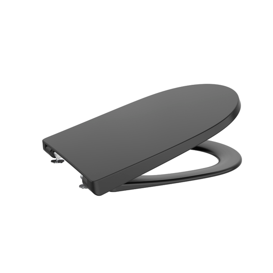 Capac WC Roca Ona, duroplast, negru mat