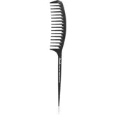 Janeke Carbon Fibre Fashion Comb with a long tail and wavy frame pieptene de păr 21,5 x 3 cm 1 buc