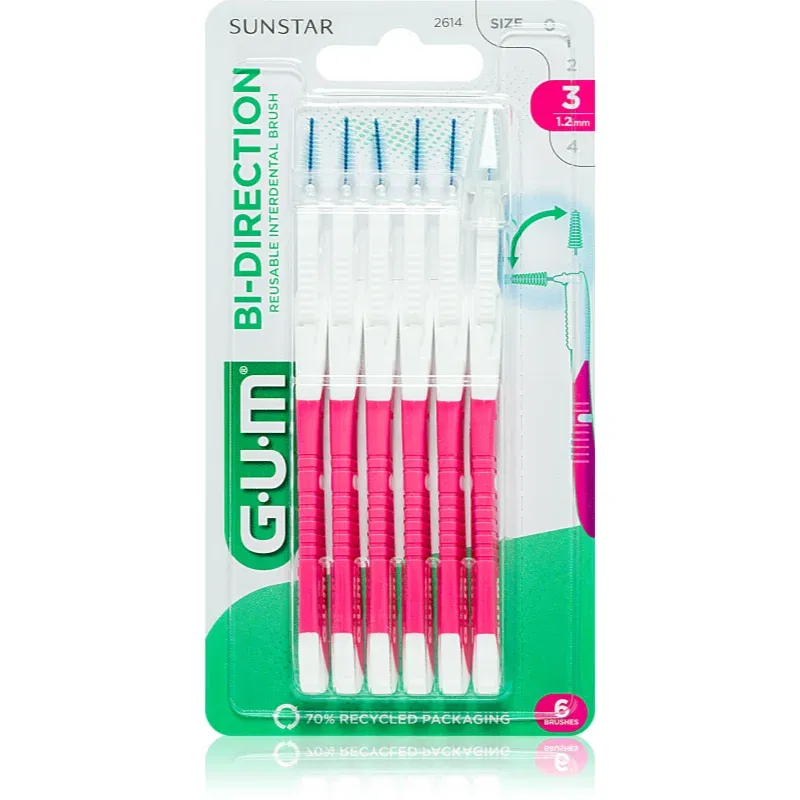 G.U.M Bi Direction perie interdentara 6 buc