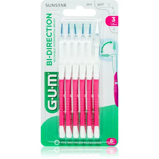 G.U.M Bi Direction perie interdentara 6 buc