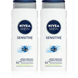 NIVEA MEN Sensitive gel de dus pentru corp si par ambalaj economic