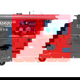 Generator portabil carcasat pe roti Primax GN5000dE, diesel, 5 KW, rezervor 15 l