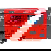 Generator portabil carcasat cu roti Energo Pmax GN7000dE, diesel, 7 KW, rezervor 17 l