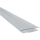 Profil policarbonat Carboplak, transparent, grosime 8 mm, lungime 3 m