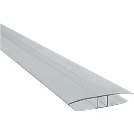 Profil policarbonat Carboplak, transparent, grosime 8 mm, lungime 3 m