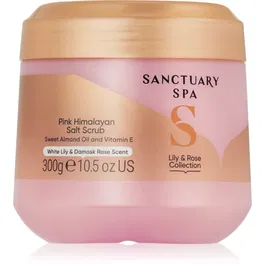 Sanctuary Spa Lily & Rose exfoliant pentru îngrijirea corpului cu arome florale 300 g