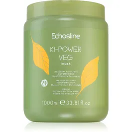 Echosline Ki-Power Veg Mask masca pentru regenerare pentru par deteriorat 1000 ml