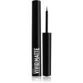 NYX Professional Makeup Vivid Matte eyeliner cu efect matifiant culoare Black 4 ml