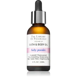 The Library of Fragrance Baby Powder ulei pentru corp pentru baie unisex 60 ml