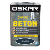 Email Oskar Direct pe beton, gri RAL7016, interior/exterior, 0.75 l
