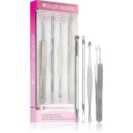 Brushworks Blackhead & Blemish Remover Set set pentru curatare profunda