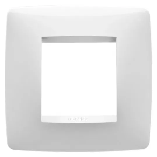 Rama aparataj Gewiss Chorus One International GW16122TB, 2 module, tehnopolimer, alb