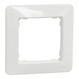Rama ornamentala Schneider Sedna SDD311801, 1 modul, alb, 85 x 85 x 10 mm