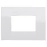 Rama decorativa aparataj Gewiss GW16402TB Geo, 2 module, tehnopolimer, alb