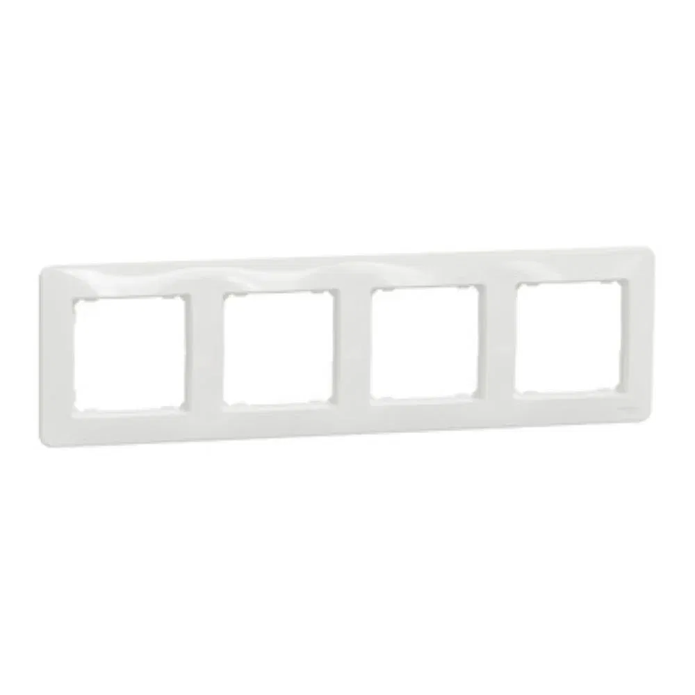 Rama ornamentala Schneider Sedna SDD311804, 4 module, alb, 85 x 298 x 10 mm