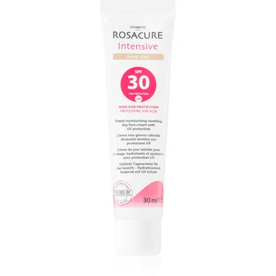 Synchroline Rosacure Intensive lotiuni tonice pentru piele sensibila predispuse la roseata SPF 30 culoare Clair 30 ml