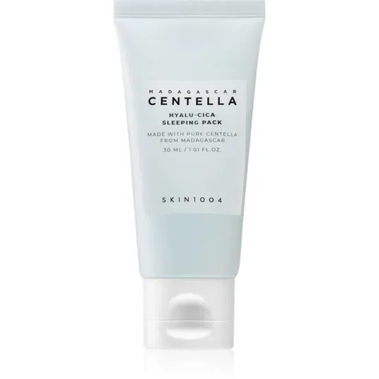 SKIN1004 Madagascar Centella Hyalu-Cica Sleeping Pack mască de noapte hidratantă, pentru un ten perfect pentru protectia tenului 30 ml