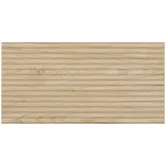 Gresie portelanata exterior/interior KAI Tilia beige, rectificata, structurata, mat, decor lemn, bej, 60 x 120 cm