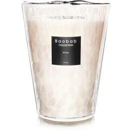 Baobab Collection Pearls White lumânare parfumată 24 cm